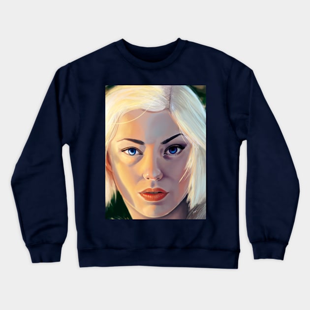 Barbarian Elf at Dawn Crewneck Sweatshirt by GeorgiaGoddard